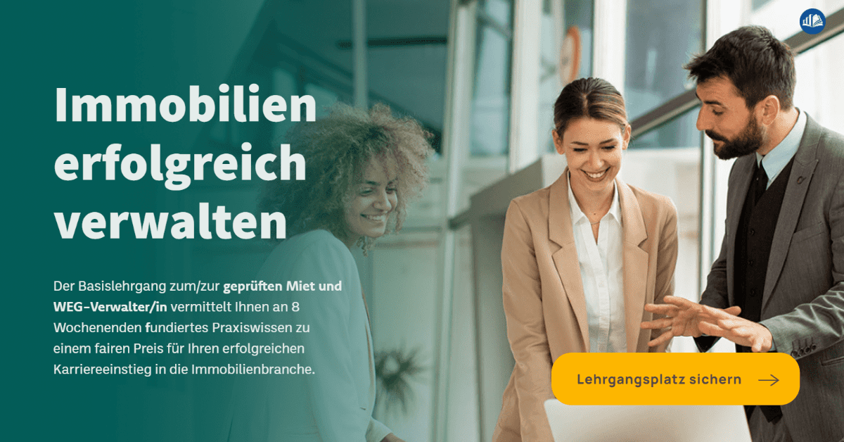 Jetzt Immobilienverwalter/in werden!